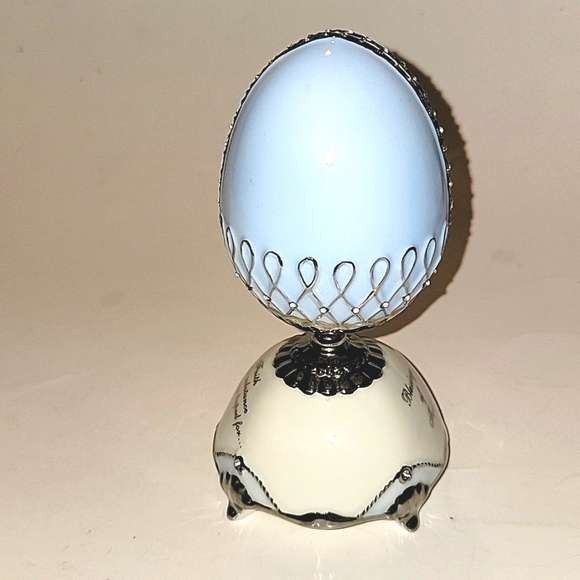 ARDLEIGH ELLIOT EGG MUSIC BOX AMAZING GRACE BLESSINGS OF FAITH ETERNAL EASTER - Picture 8 of 10